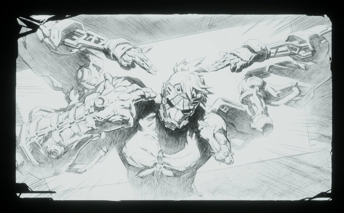 thomyads's tweet image. I feel like this artwork (found in the credits) would've made for a better cover art for #Borderlands4 
I really like it