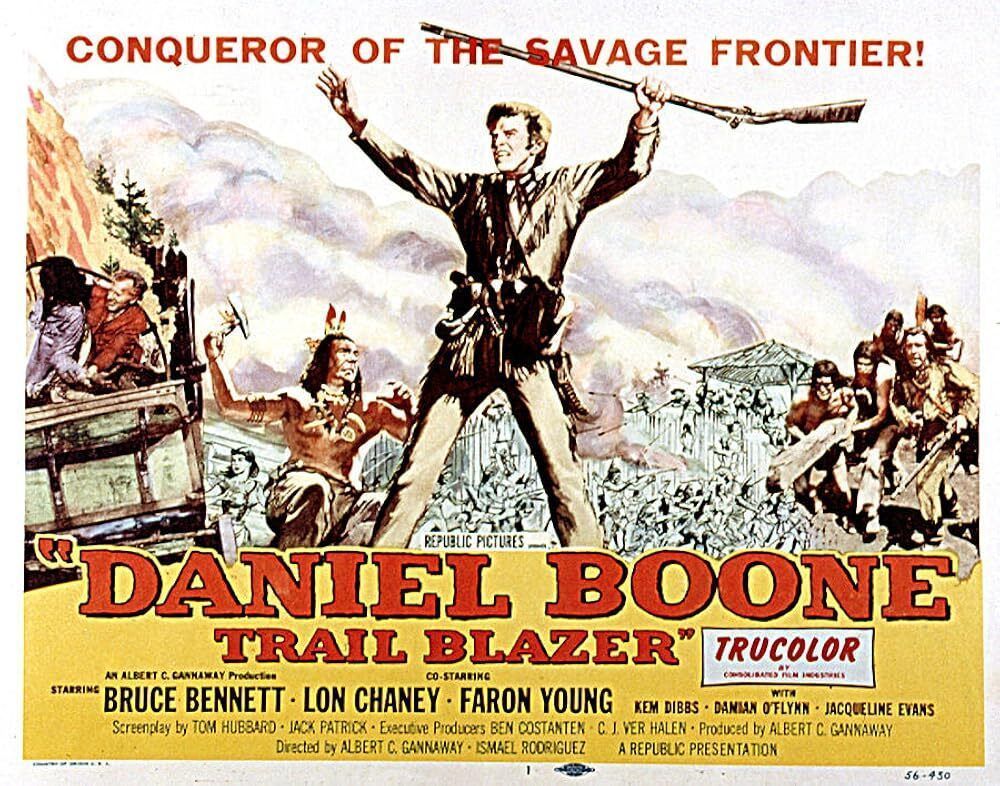 TalkingPicsTV's tweet photo. Conqueror of the Savage Frontier! #BruceBennett #LonChaneyJr #FaronYoung #JacquelineEvans in:
🤠 DANIEL BOONE, TRAIL BLAZER (1956) 11:10am Western adventure #TPTVsubtitles https://t.co/scVtmJZpAJ
