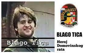 BLAGO TICA
21.9.1967.-28.9.1991.

Žuti mrav, heroj s Trpinjske ceste...Branio je hrvatsku zastavu…💔🤍💙🕯️