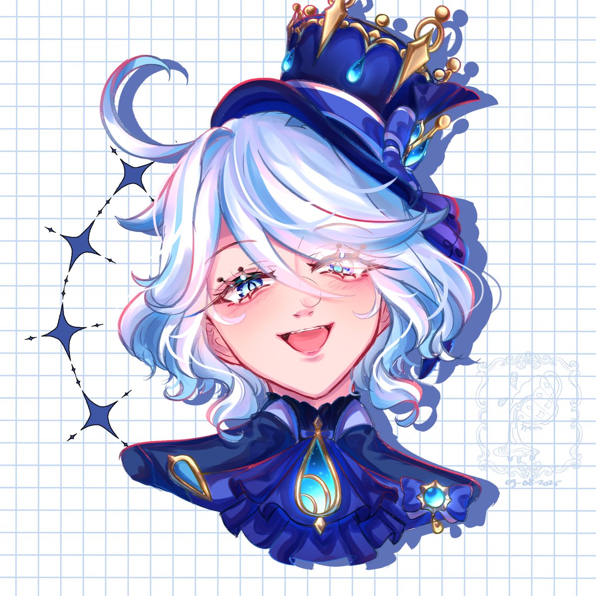 Fuwina chama 🥺🥺🥺🩵🩵🩵✨✨✨ 
 #Furina  #フリーナ  #原神  #GenshinImpact