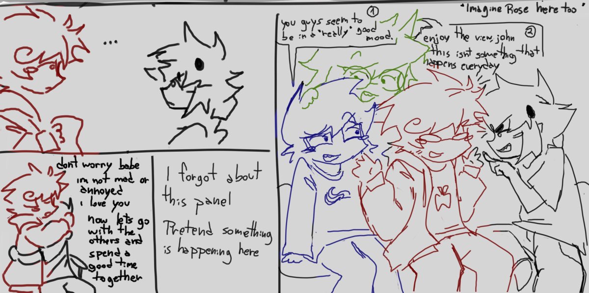 day 7: Reunion
ok i wrote a bit much sorry. cropped because i wasnt going to risk not being able to read the smaller part, apart from someone's pencil sensitivity not working halfway through the drawing xdd
#davekatweek #davekatweek2025