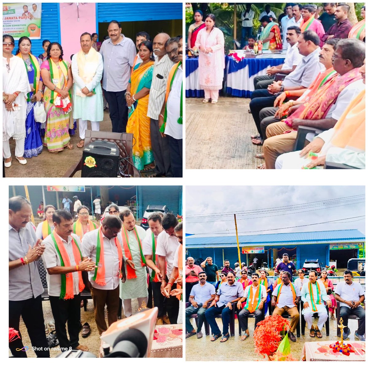 Today morning I got  an opportunity to visit the Haat Bazaar at Chouldari village, organised by BJP under the #AtmanirbharBharat campaign. The Haat Bazaar was Inaugurated by BJP State President <a href="/AnilkrTiwaribjp/">Anil Kumar Tiwari</a> ji ,in the presence of senior leaders &amp; workers. A wonderful display