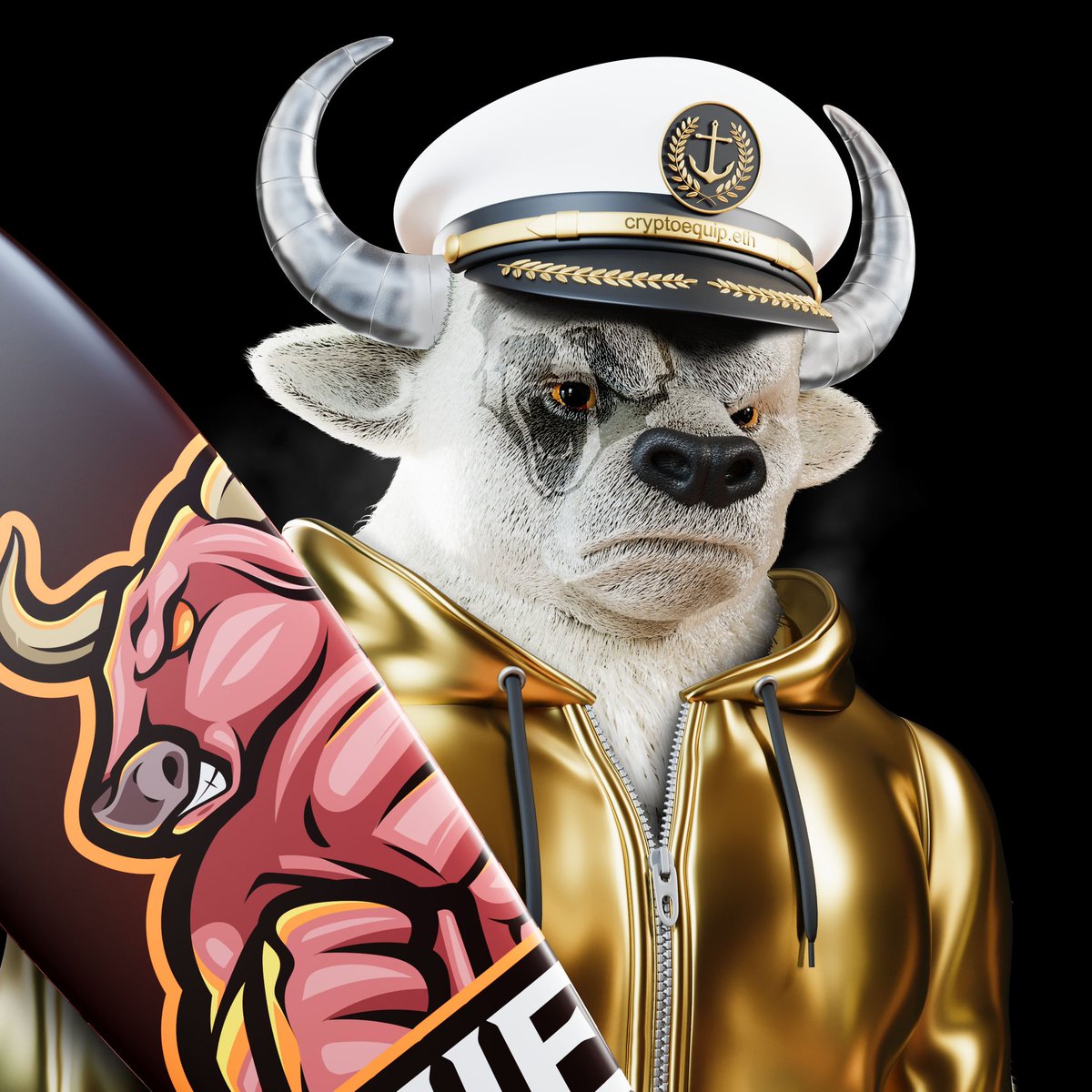 🚢🐂 CE Hat <a href="/cryptoequip/">cryptoequip.eth</a> secured!

Really excited to lock-in this CE Hat + Golden Pullover combo 🥇 — only a handful exist in the 3,333 supply 🔥

Feels like one of the cleanest Bear &amp; Bull <a href="/bearandbullnft/">The Bear And Bull NFT</a> grails for the vault 🏦✨

Would love to see your favs too ⬇️
#BBNFT #YUGE