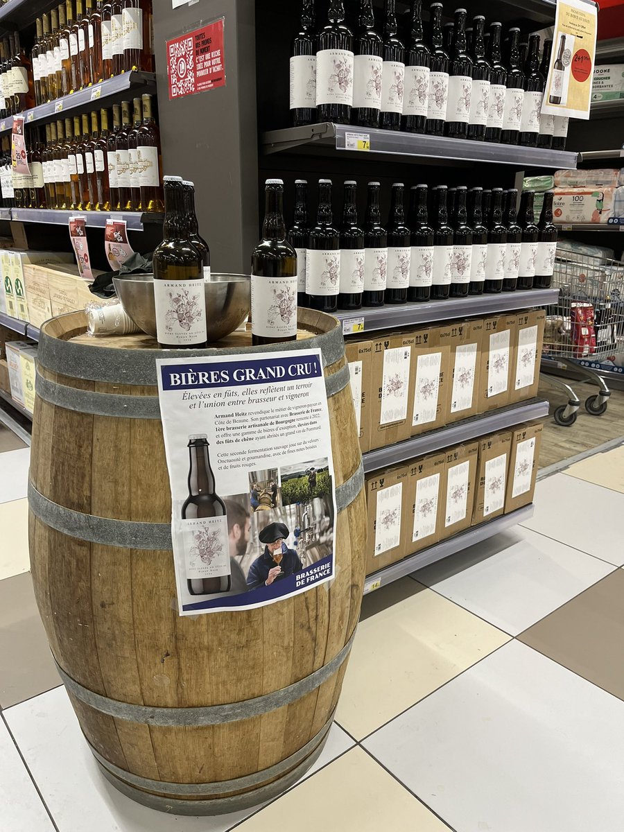 🍺🍷 Fiers d’être invités aux Foires aux Vins pour faire déguster nos bières d’exception « Grand Cru » élevées de 3 à 18 mois dans les ex-fûts de vin de pommard du vigneron Armand Heitz aux notes puissantes de bois et de fruits rouges. 🍺🍷 

L'abus d'alcool est dangereux pour la