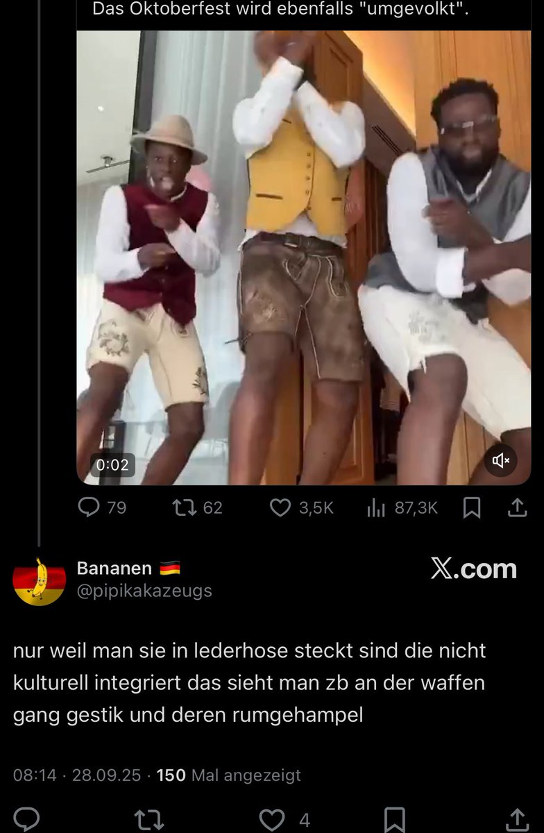 das sieht man zb an der waffen gang gestik