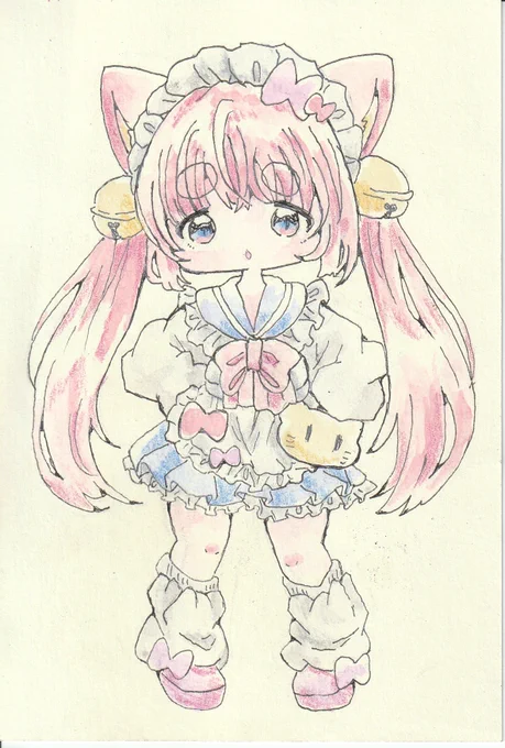 ふふんなのです。 #イラスト #女の子 #猫耳
