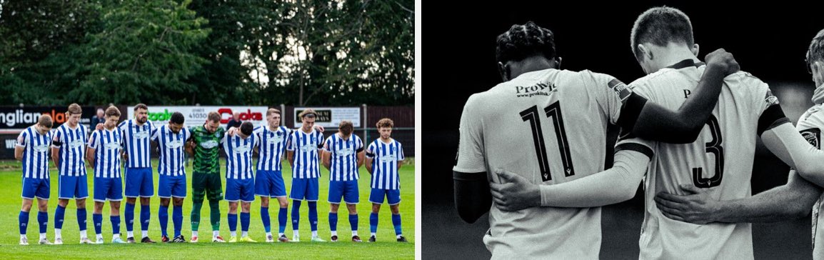 ByTheTeaHut's tweet photo. Thank you to everyone who attended @The_Yachtsmen vs @GraysAthleticFC game yesterday. Prior to kick off, the @Ginger_Pickle_ Arena fell silent to remember Billy Vigar. #RIPBilly https://t.co/8NyNSKsgrG