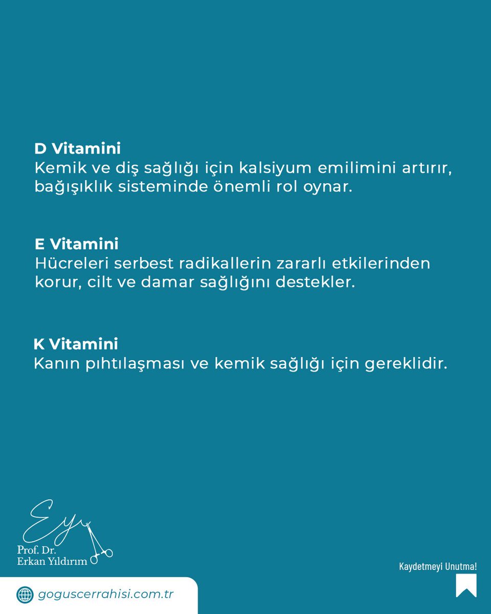 Vücudumuzun güçlü, enerjik ve hastalıklara karşı dirençli kalabilmesi için vitaminlere ihtiyaç duyarız. Her vitamin, bağışıklık sisteminden kemik gelişimine, cilt sağlığından organ fonksiyonlarına kadar farklı bir görev üstlenir.