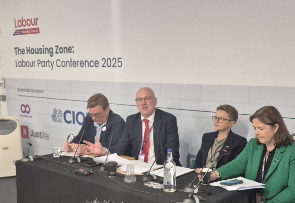 Dartford's own <a href="/Jim4Dartford/">Jim Dickson MP for Dartford</a> chairing event at #Lab25 on housing