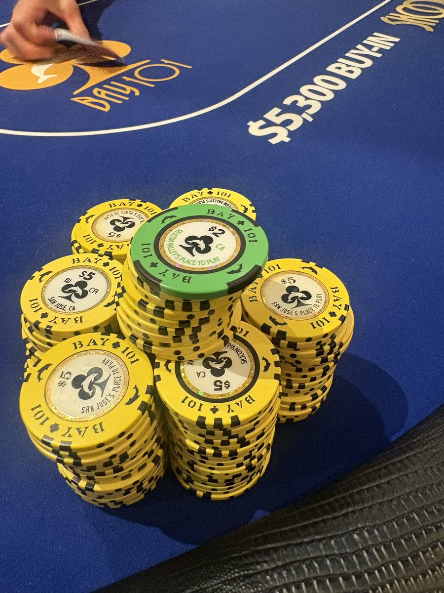 never been to the new(ish) bay 101 casino! Love love 🃏♥️
