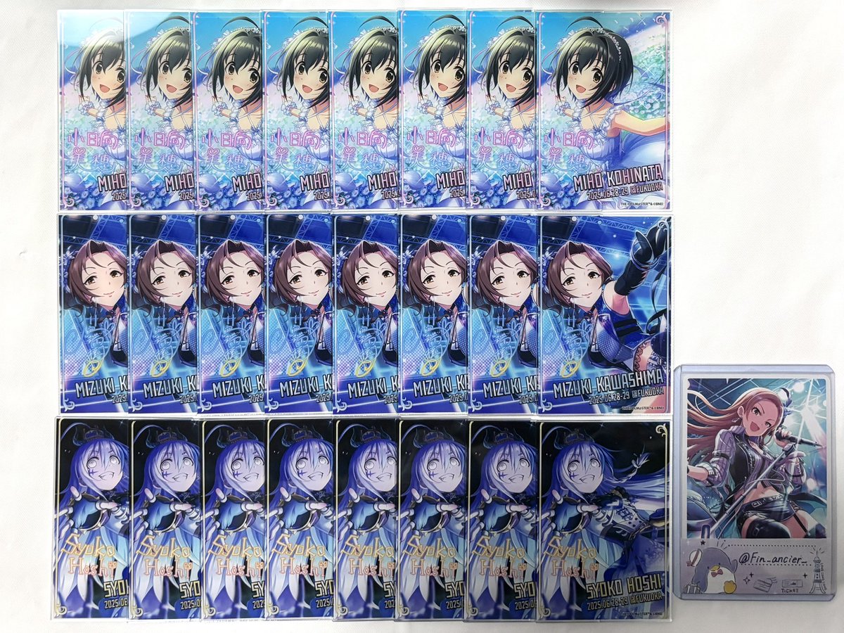 【交換】アイドルマスター シンデレラガールズ
クリアカード 福岡公演 デレステ デレマス

求┋涼＞定価+送料

譲┋画像
⚠︎芳乃は交換のみ
颯は譲渡の場合、光.美穂.輝子から同数お迎えください。

譲渡はまとめて、もしくは1点でも交換を含む方優先。

 #デレマス交換