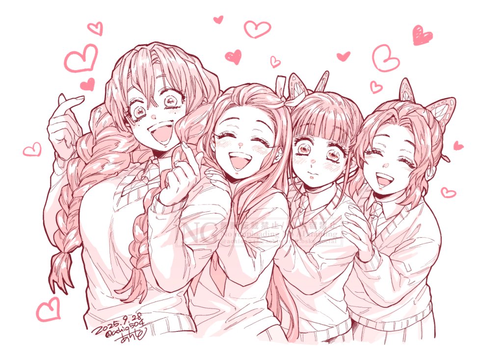 描きたかった👧ズ♥
(🍡ちゃ年齢ｻｷﾞしててｽﾐﾏｾ…どうしても制服着て欲しかっｔ←←←）