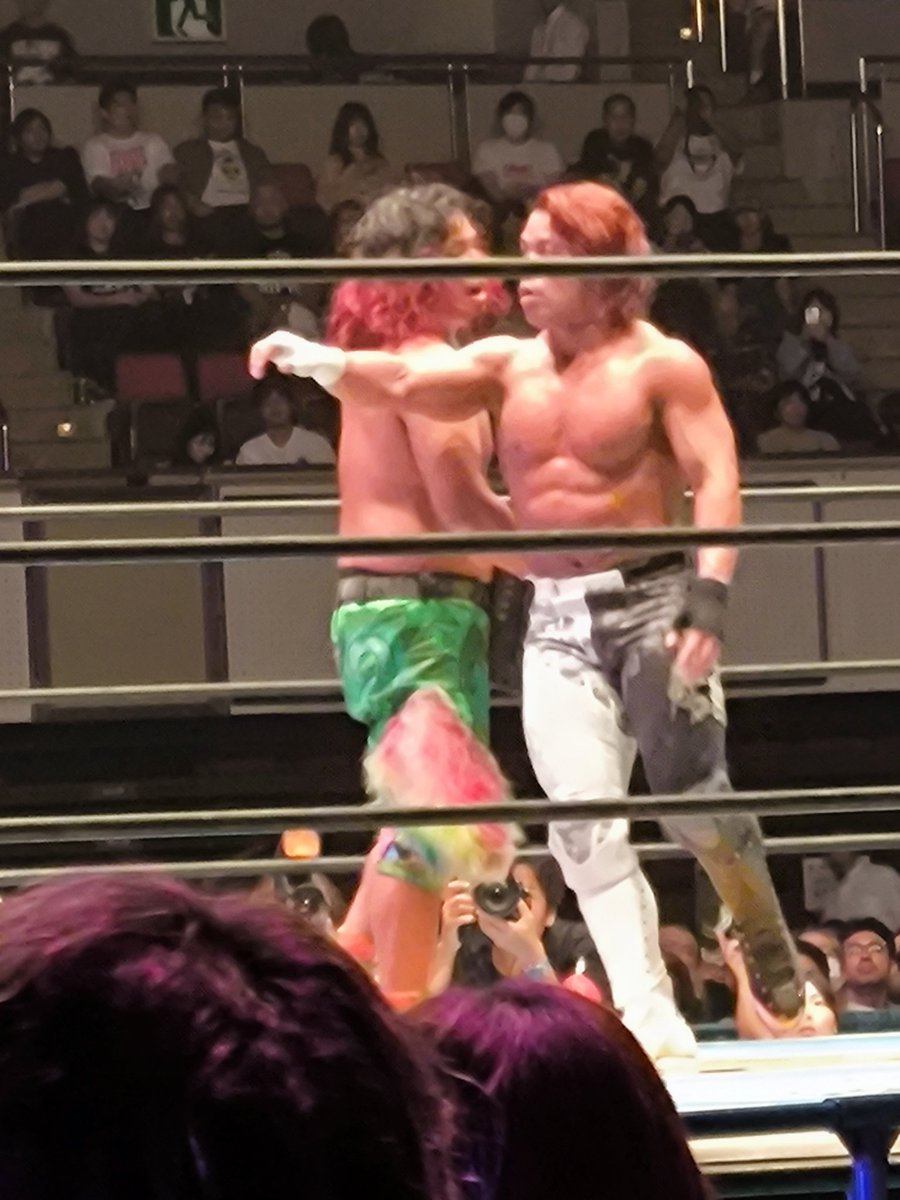 96pineko's tweet photo. 泣いた😭

#njdest  #njpw https://t.co/2FieVGUElh
