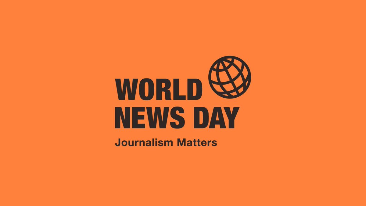 On this World News Day, facts and truth make journalism stand out.
Disinformation and misinformation are silencers to development because when you don't  know, you don't  know.📌
"Journalism Is the Line"
News today is relative with nitched avenues to be informed.
<a href="/WorldNewsDay25/">World News Day</a>