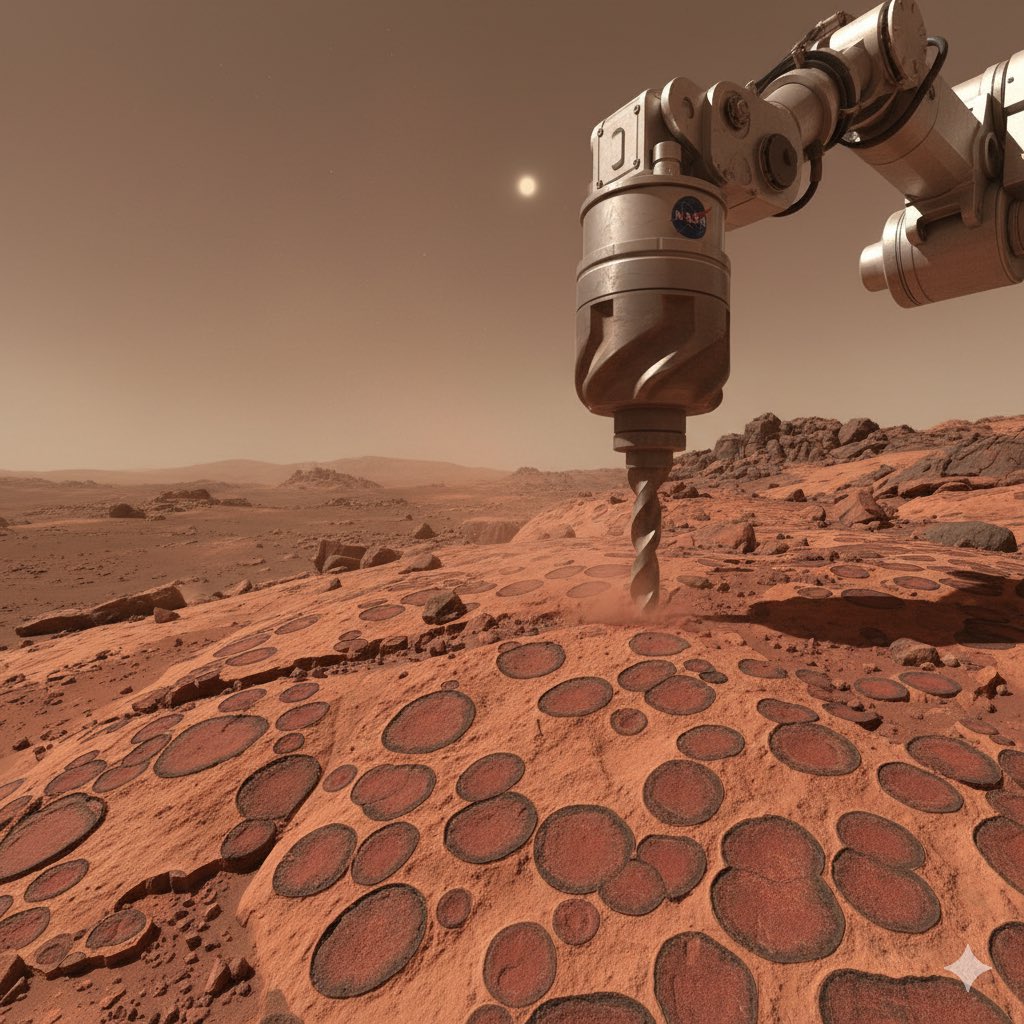 digitellortho's tweet image. Mars first. 🔴
Rovers found organic-rich rocks &amp;amp; weird “leopard spots” in ancient lakebeds.
Samples are now sealed, waiting for return to Earth.
Inside them could be our first real test for Martian life! 

#Mars #SampleReturn
2/N