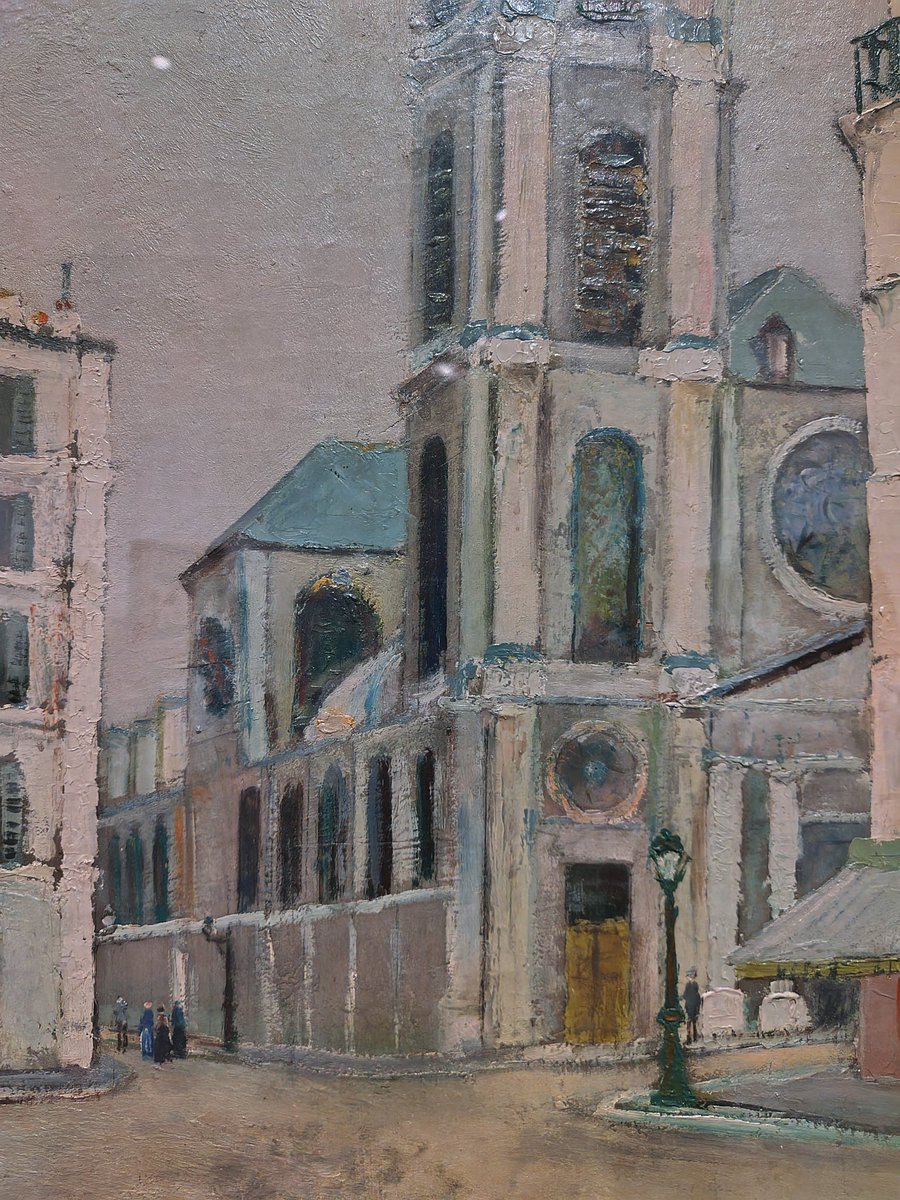 ユトリロ、アブルヴォワール通り、超希少、新品額付、状態良好 ユトリロ、アブルヴォワール通り、超希少、新品額付、状態良好