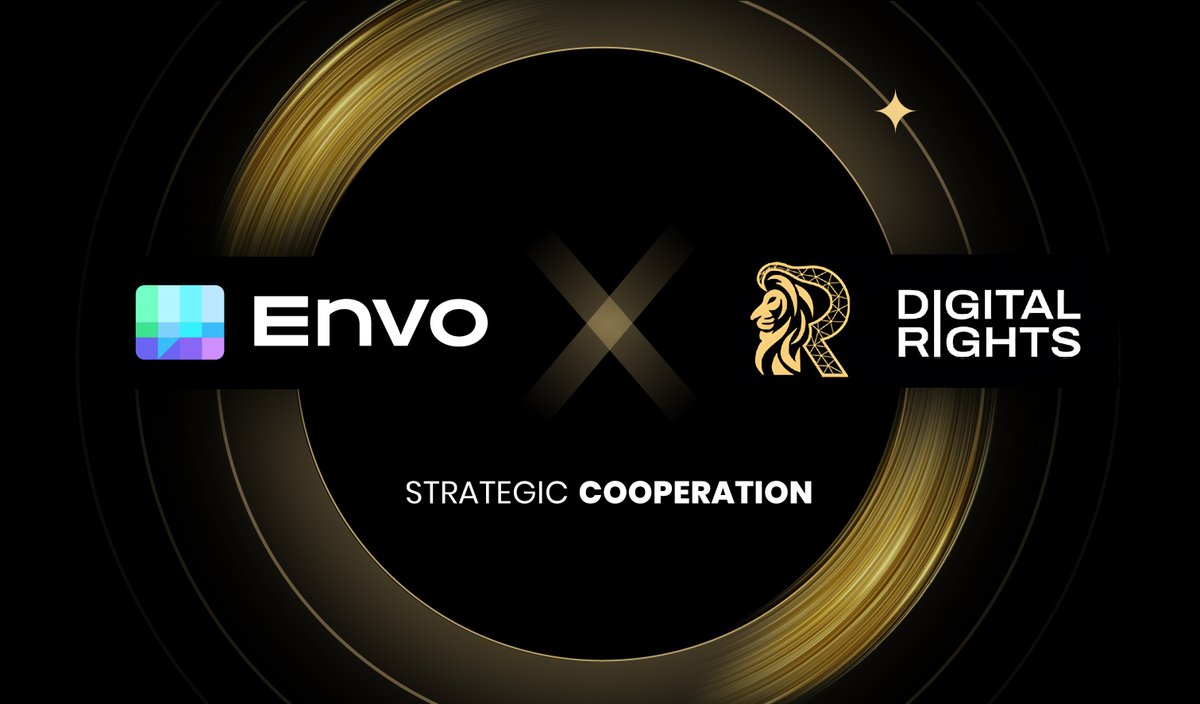 Envo_Official's tweet photo. New Strategic Cooperation! ⚡️Envo x Digital Rights
We started a collaboration focused on ensuring the efficient and safe on-chain assets management, besides adding associated [ DR token ] on our platform, building together the development of a new era in digital finance.

#DigitalRights is a one-stop infrastructure platform for real-world issuance and assets management (RWA), developed on high performance Layer-1 blockchain.

🟢Join the official Digital Rights community [ XNEX-DR ] within Envo and get more information.

#envo #RWA #socialFi  @dr_offcially