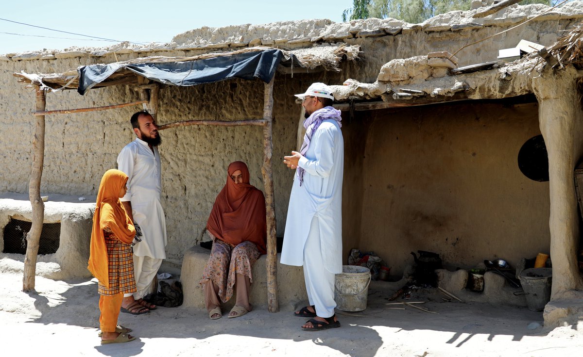 UNDPaf's tweet image. In Nangarhar, returnees are planting jujube trees. They stop floods, green the hills, and give families new income. Women’s cooperatives now turn fruit into products sold in markets: undpafghanistan.exposure.co/coming-home
