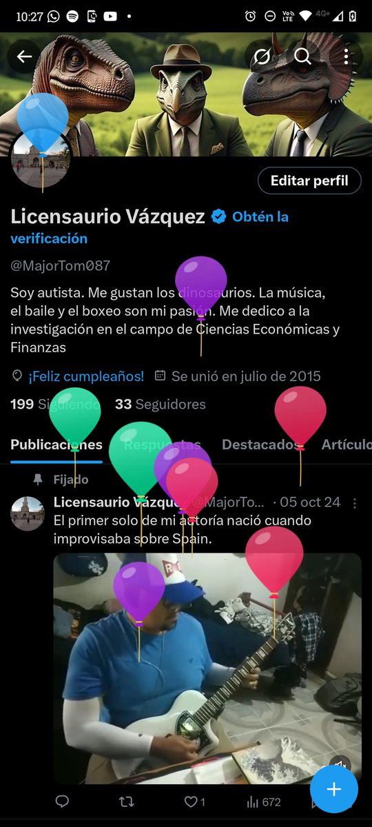 MajorTom087's tweet photo. Tengo globitos. https://t.co/vdmwaL0MeX