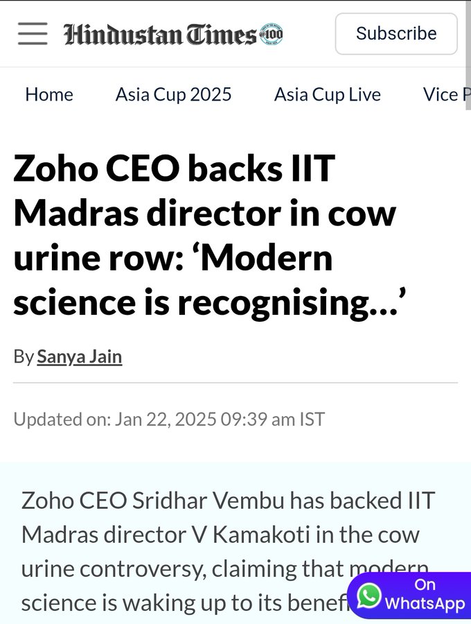 I was thinking of installing the Arratai app, but I’ve changed my mind. I cannot support the unscientific claims of its founder. As an Indian, it is my fundamental duty to promote science.