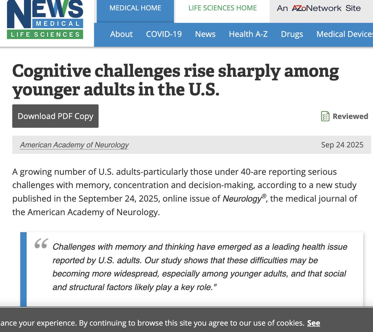 I fondly remember Brian Hjele, referencing Balloux, claiming covid was not neurotropic, along with the anonymous account Jasnah_wanderer, saying covid was not "brain melting." 

What a world their "expertise" brought us.