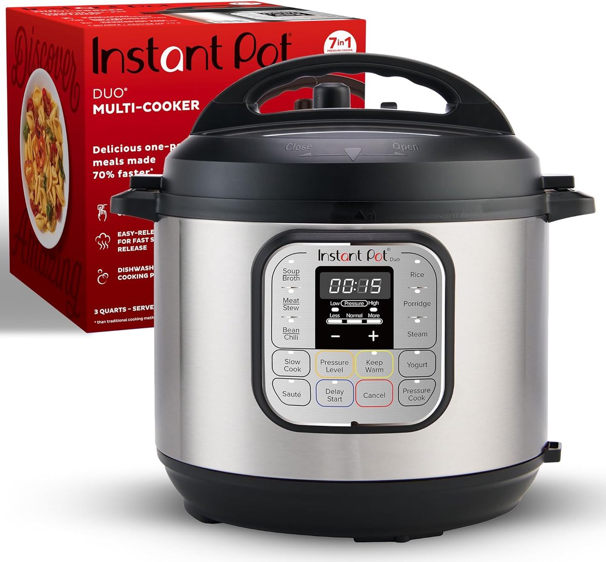 NasirNyns's tweet image. 7-in-1 Mini Electric Pressure Cooker | Fast, Healthy &amp;amp; Easy Meals
Description
Save time in the kitchen with this 7-in-1 Mini Electric Pressure Cooker.    Works as a pressure cooker, slow cooker, rice cooker, ..............  
Get It access now!!!
👇👇👇
amzn.to/46rwmMH