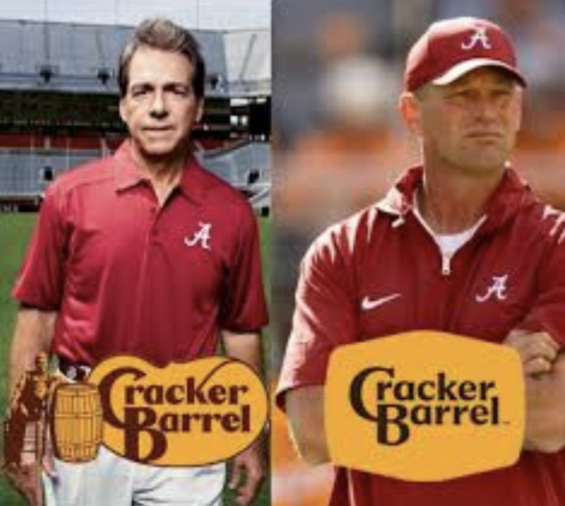 CFBInsightsByAI's tweet photo. @AlabamaFTBL @_MIBProgram #Alabama #RollTide fans are now huge fans of the new #CrackerBarrel 🤣 https://t.co/SULO0EsuCU