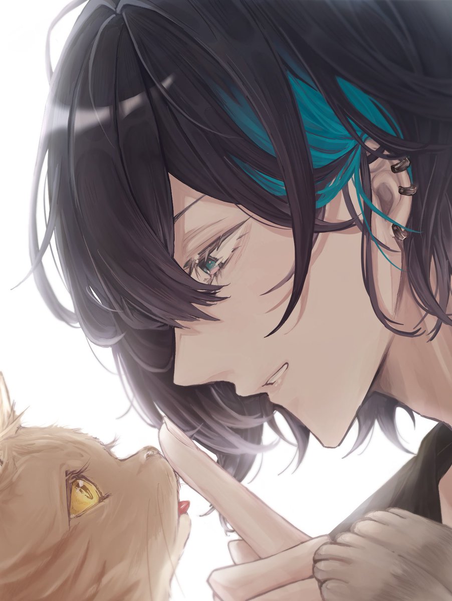 #黛灰生誕祭2025
 #灰画 

なかなか筆を持てず再掲になってしまった…😭 
黛さんお誕生日おめでとうございます
たらふくケーキを食べてください🎂