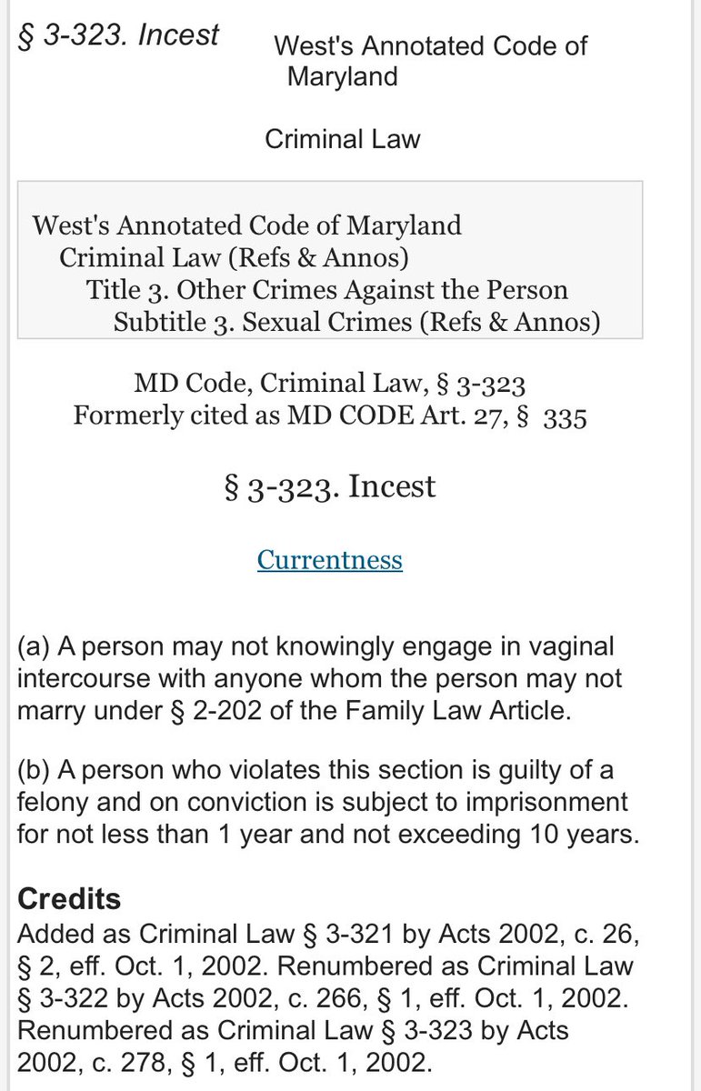 U can’t fuck ur mom in Maryland, but fucking ur dad is very much on the table 🔥💯