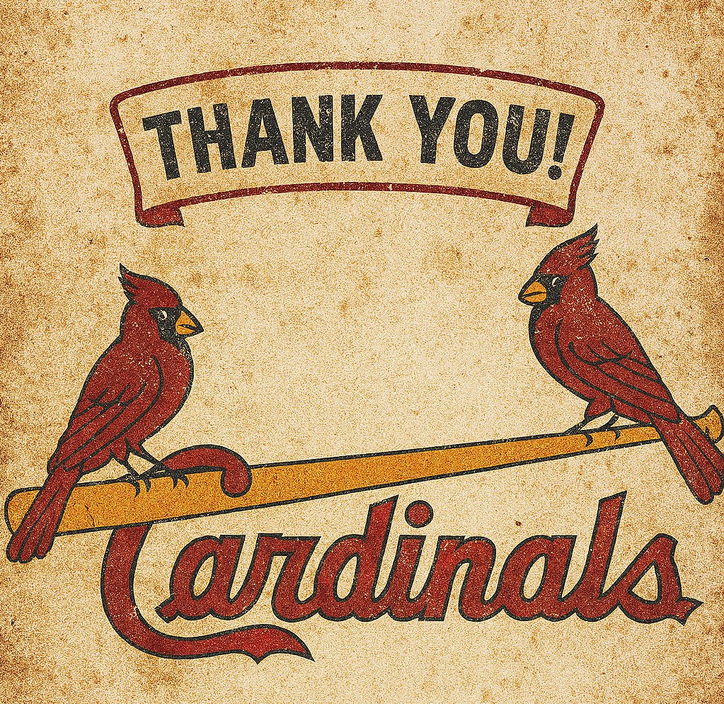 I think I speak for all of Cardinals Nation when I say THANK YOU to all of the folks who brought us such great Cardinals content this year.

From the print journalists to the broadcast journalists.

From the radio personalities to the TV personalities.

From the bloggers and