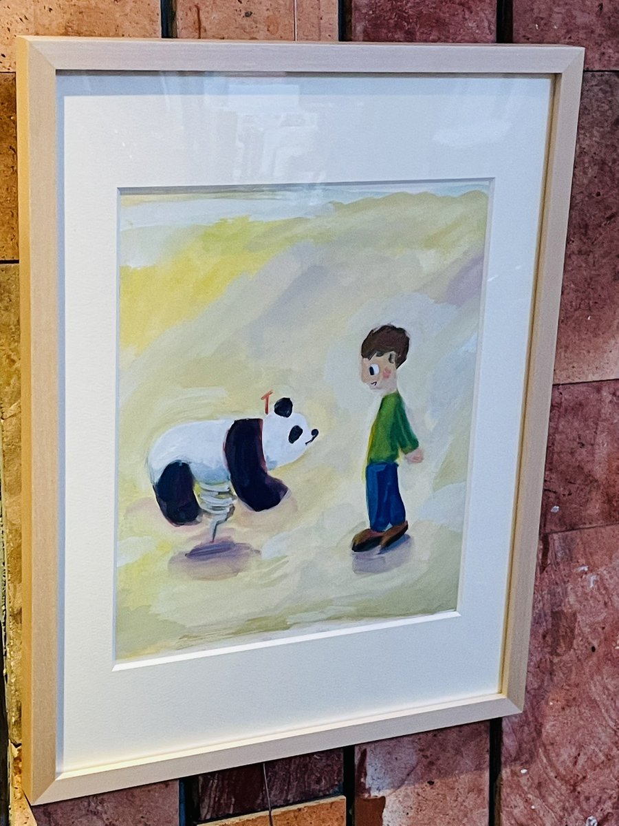 ９月２８日（日）14:00〜20:00営業です。
絵本原画展「いっしょにかえっていい？」は明日９月２９日（月）までです。9/30〜10/4は展示替えのためお休みです。１０月５日（日）より、『つぶ展』が始まります。どうぞお楽しみに。