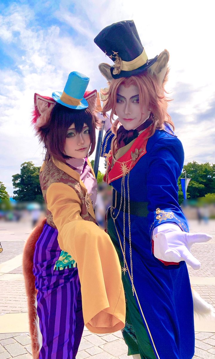 🎠🎡🪄︎︎✨
そうと決まればさあ行きましょう！
幻の遊園地『ﾌﾟﾚｲﾌﾙﾗﾝﾄﾞ』へ！
 #Dハロ仮装2025  #Dハロツイステ