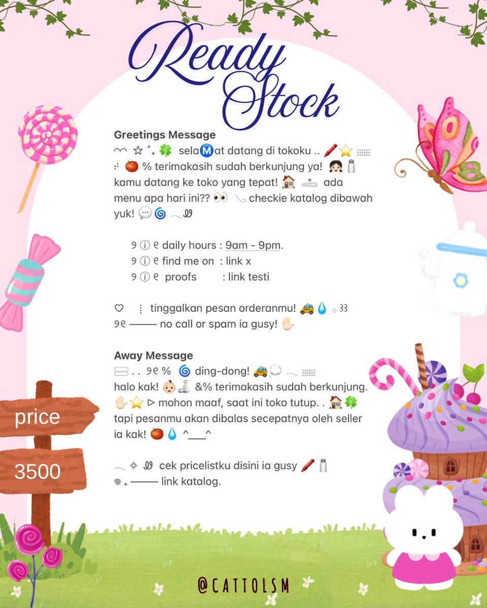 heartdosl's tweet photo. ⣠ ︵  ♥︎  help repost?  tysm <3 ⭐️🎀  𓂅

◠  ⢸⠀ bundle  wording  greetings &amp; away rs coming. . 🎶🍏  𓂃 . εїз   hanya  1O.5K saja .ᐟ.ᐟ  >___%   💬👧🏻   ▷  mari  ketuk  DM  sekarang yaa. . ✋🏻 ₊˚𓂂

☆ —— alt for more details. 🐈💧
#zonauang  %  #zonajajan  %  #zonaba https://t.co/r4LKi1tUFb