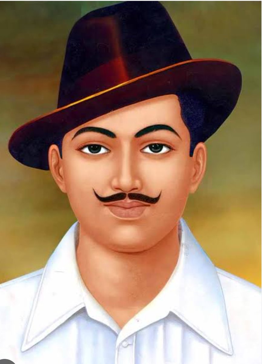 " इस कदर वाकिफ है मेरी कल
 मेरे जज्बातों से,
अगर मैं इश्क लिखना भी चाहूँ 
तो इंकलाब लिख जाता हूँ। "
शहीद-ए-आज़म भगत सिंह सिर्फ़ 23 साल की उम्र में फाँसी पर चढ़े, लेकिन उस छोटी उम्र में ही उन्होंने युवाओं में क्रांति, देशभक्ति और अन्याय के ख़िलाफ़ आवाज़ उठाने का साहस भर दिया  
🇮🇳