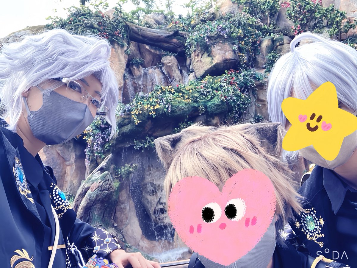 ⚠️cos 🌊

インパしてます〜！！

🐙でいます！バチイケな同行と一緒！

#Dハロ仮装ツイステ