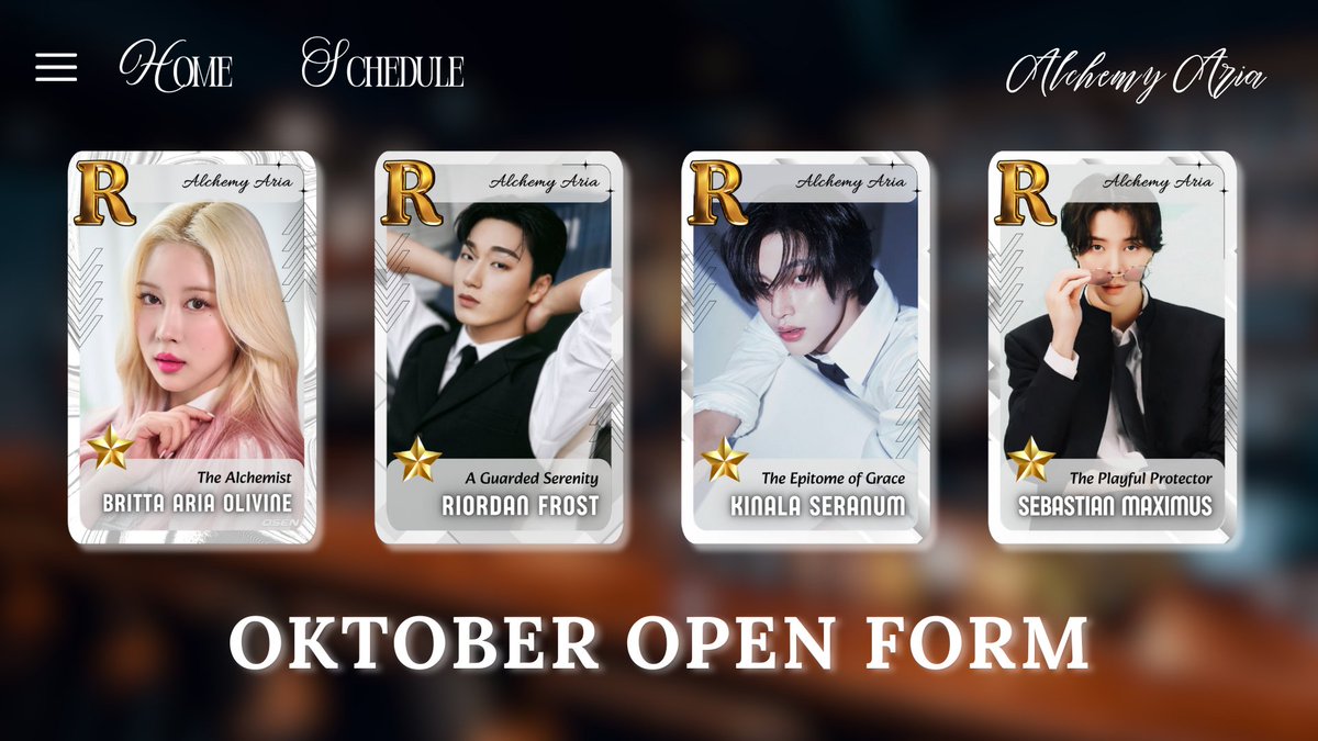 ᅠ

ㅤㅤㅤBreathe in the October air
Our team's &lt; October Schedule &gt; has been meticulously curated and is now available for your next project.
ᅠ
ᅠ