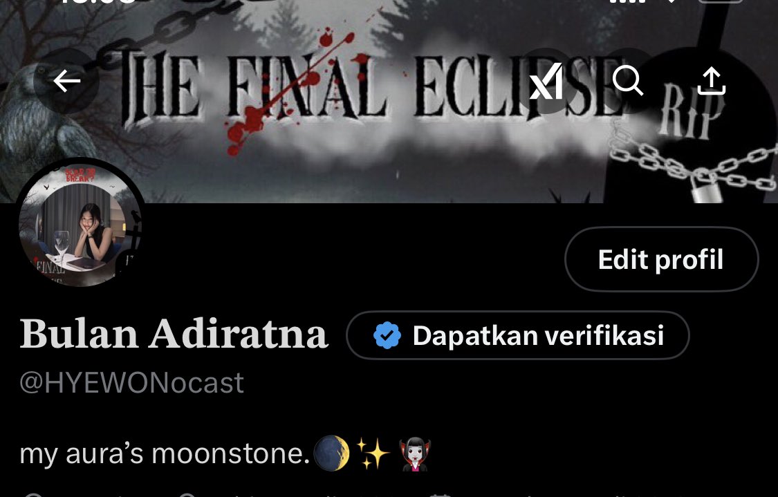 bubulanssi's tweet photo. @NEVERMOREagc Hallo, aku Binar Bulan Adiratna siap melawan kegelapan hari ini! NEVERMORE harus selamat! https://t.co/oH9dxdm11s