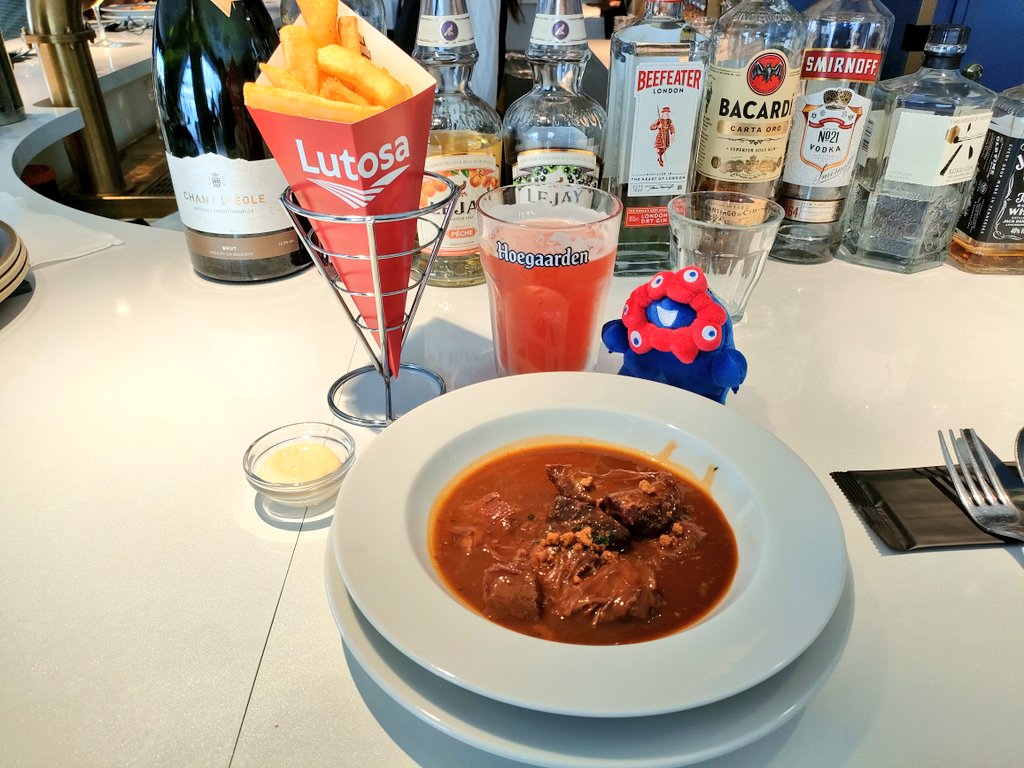 やっとベルギー館のレストランに行けました😆
朝からビールも美味
#大阪・関西万博