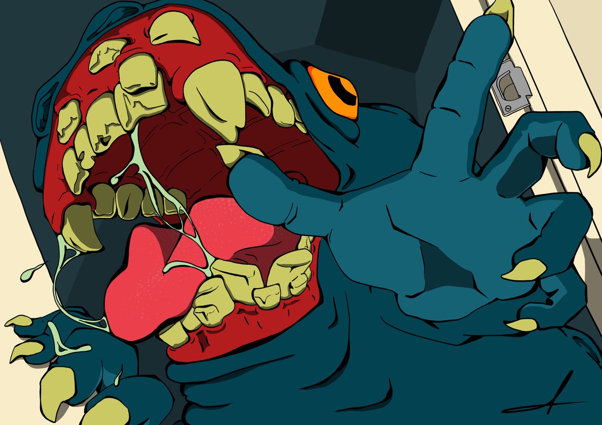 maximumble_art's tweet image. monster