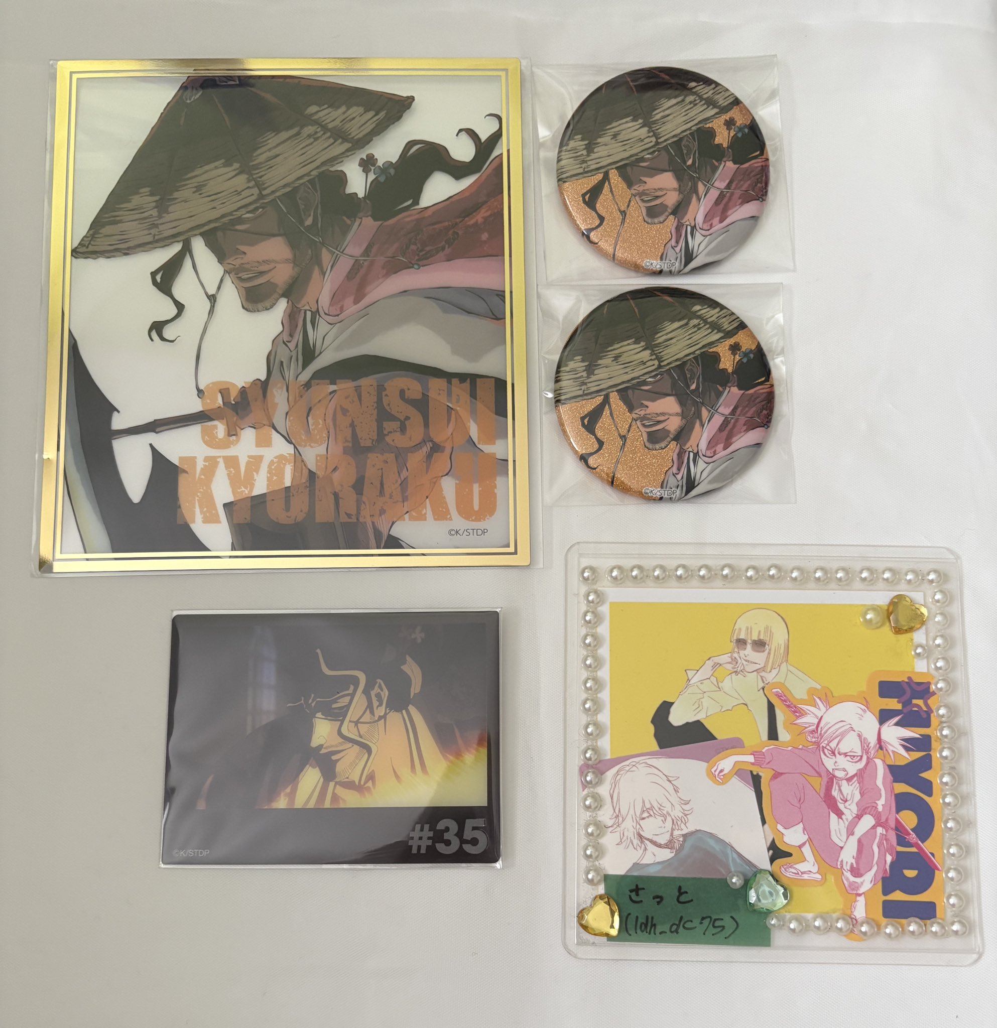 BLEACH 原画展　缶バッジ　京楽春水　໒꒱· ゜ BLEACH 原画展 缶バッジ 京楽春水 ໒꒱· ゜