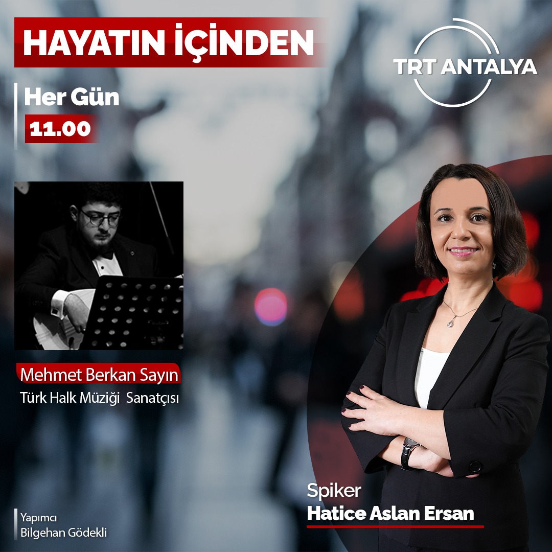 🗓️28.09.2025
⏰11.00

Dinlemek için ⤵️

🌐 radyo.trt.net.tr
🎧 trtdinle.com