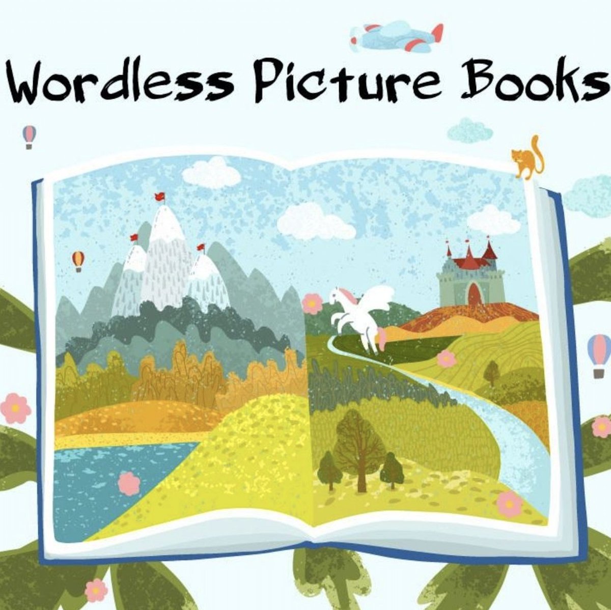 AlsipMP_Library's tweet image. Wordless picture book selections.