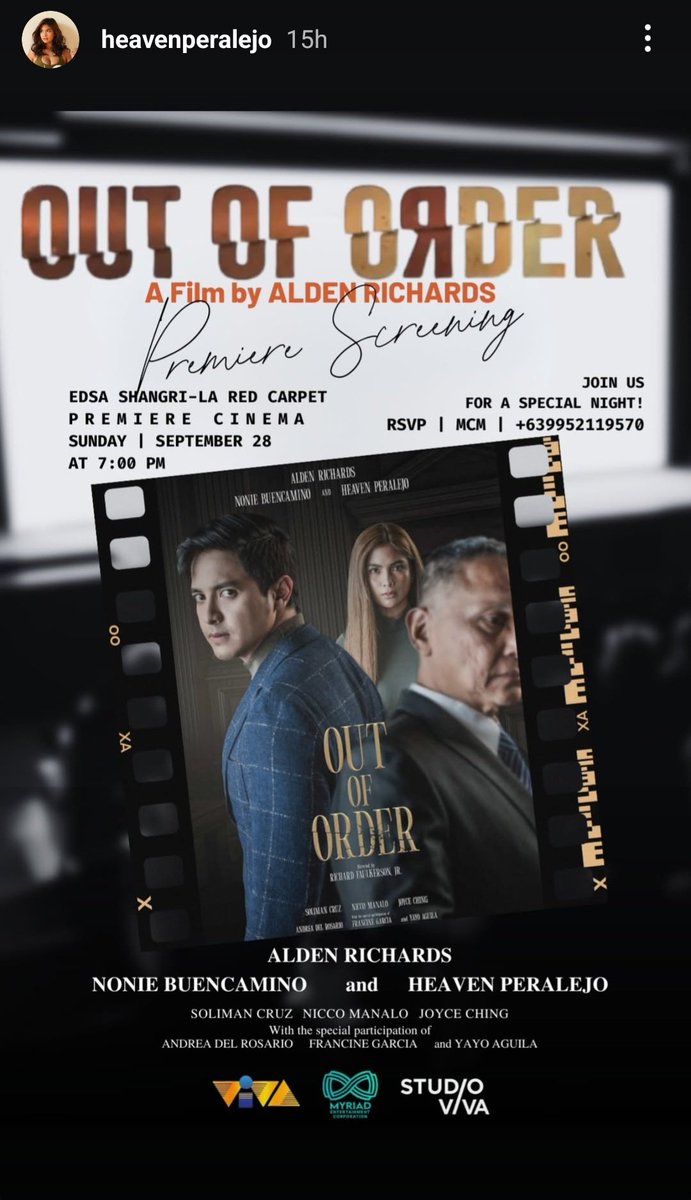 maffy0729's tweet photo. May screening pala mamaya
#OutOfOrder #Actor #Director #Performer #Cyclist #Cyling #Endorser #Pilot #Cadet
#GMABeyond75 
#Vivafilms #HeavenPeralejo
#KathDen #HelloLoveAgain #StarsOnTheFloor #ALDENRichards
#KathrynBernardo https://t.co/JztAVjR61O