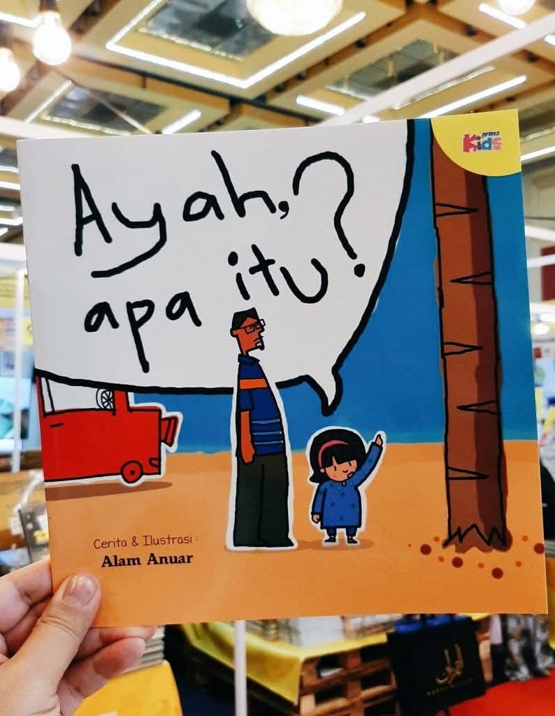 alamanuar_'s tweet photo. Jualan Gudang Karangkraf sudah bermula! Dapatkan karya debut buku bergambar kanak-kanak Alam.

#JGK2025 #AyahApaItu #ilustrasi #JualanGudangKarangkraf https://t.co/lAbEK4YIE2