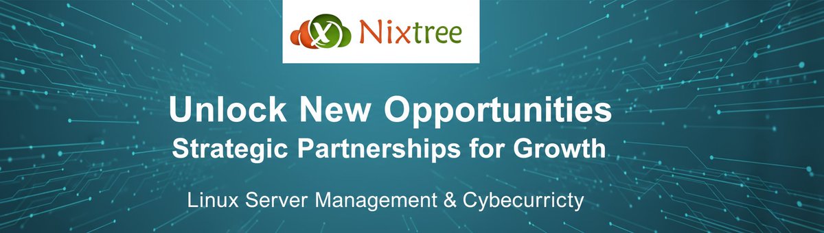 suhesh's tweet image. 🚀 NixTree is open to strategic partnerships for growth and innovation in Linux server management &amp;amp; cybersecurity!

Let’s explore how combining our strengths can unlock new opportunities and lead the market together.

#Mergers #Acquisitions #Partnerships #Cybersecurity #NixTree