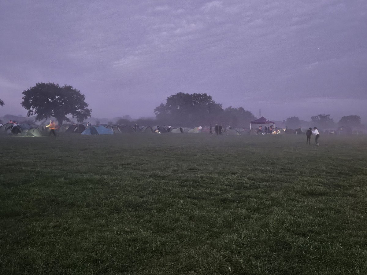 A misty morning at #Cheshirehike base camp. 🏕 <a href="/CheshireHike/">Cheshire Hike</a>
