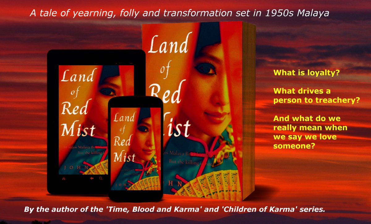 LAND OF RED MIST
⭐️⭐️⭐️⭐️⭐️
What is loyalty? What drives a person to treachery? And what do we really mean when we say we love someone?
Set in 1950s Malaya, LORM is a tale of yearning, folly and transformation.
US amzn.to/3VuGRWP
UK amzn.to/3VuajMH