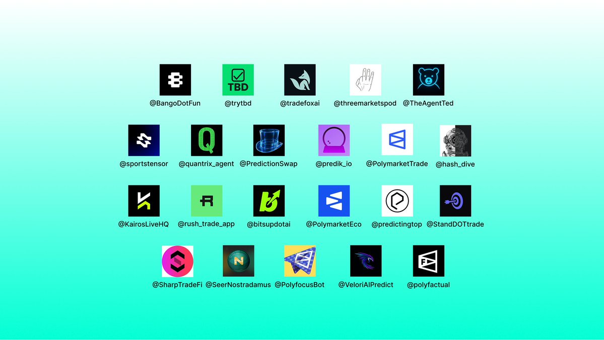 predictionindex's tweet image. You&apos;re not ready for new prediction market projects indexed on predictionindex.xyz this week. some of them are seriously wild!

From sportstensor, which uses ensemble learning to fuse multiple AI models into a smarter meta-model, to TBD’s uncheatable, world id verified…