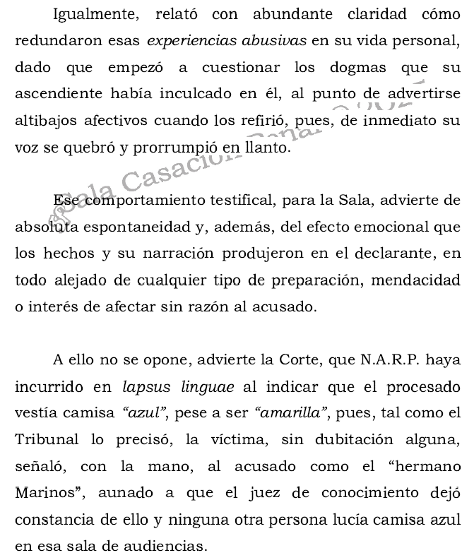 loviedoH's tweet photo. Corte S. Rad. 60424/25. Acceso carnal abusivo.

Temas: Obtención de la hoja de vida para conocer nombre del procesado es de dominio público. Imprecisiones cromáticas aclaradas posteriormente no generan desacreditación. 

"Se insiste, la información relativa al nombre, https://t.co/bTZDpBCgLa