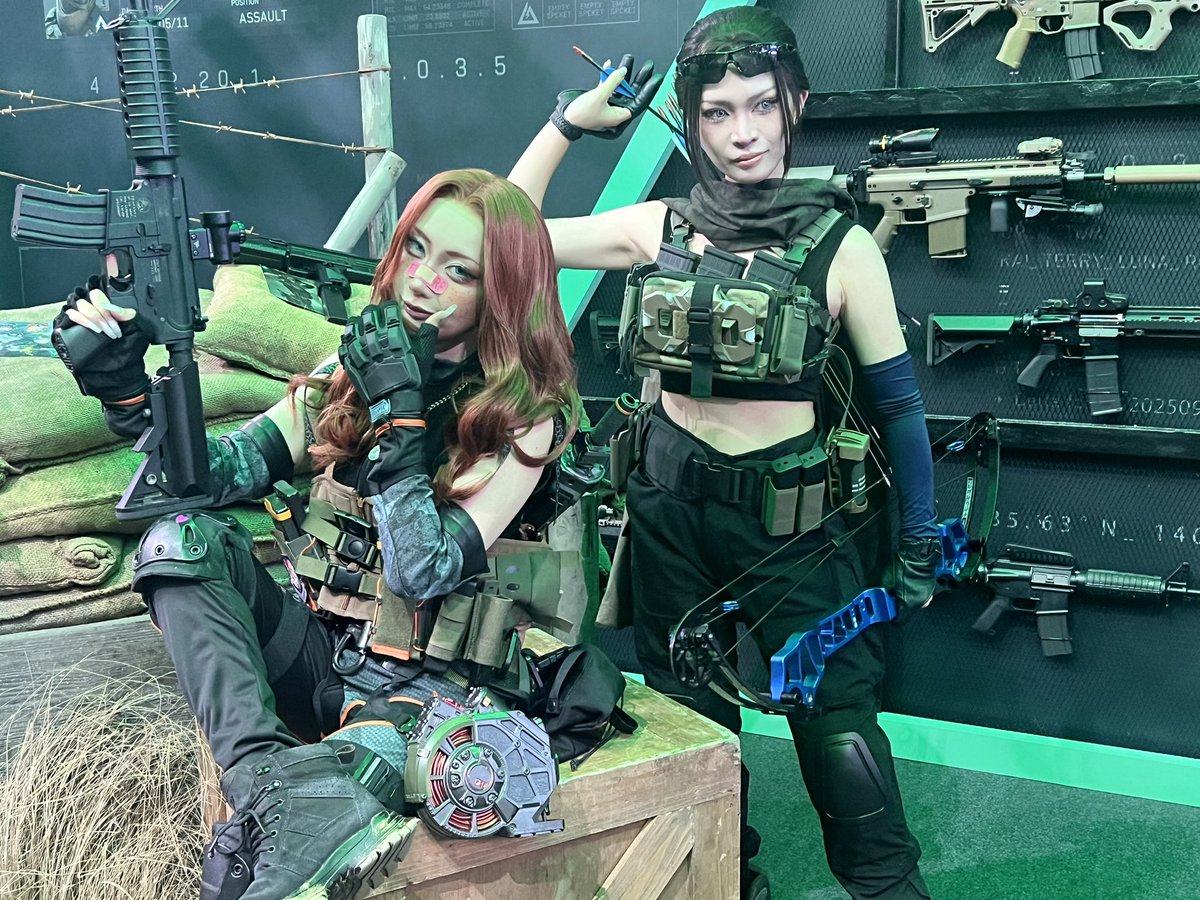 オペレーター集め！
アニバサリ記念！TGSの『Delta Force』ブースでコスプレイヤー撮影会開催中✨

#DFTGS集結
#デルタフォースTGS